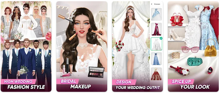 Wedding Dress Up Bridal Makeup