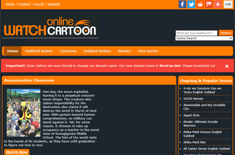 WatchCartoonOnline